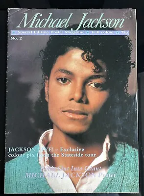 Michael Jackson - 1984 Giant Fold-Out Poster Magazine (UK No.2) • £8.99