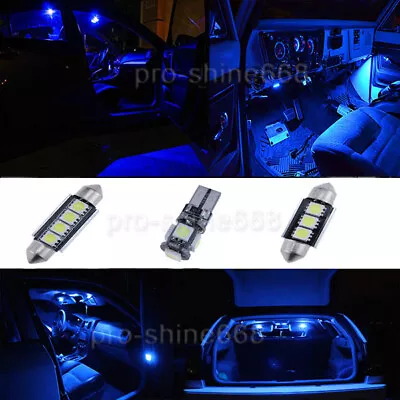 Canbus Fit BMW E39 M5 96-03 Interior Package Kit LED Map Bulb SMD Xenon Blue PW • $16.43