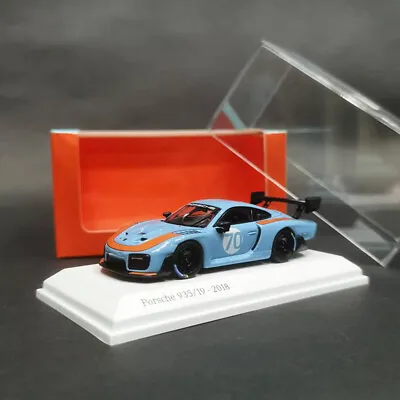 MINICHAMPS 1:64 Model Car Porsche 935/19 2020 Alloy Die-Cast Vehicle-Gulf Design • $35.93