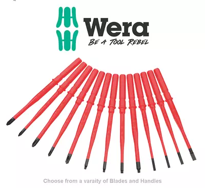 Wera KK VDE Interchangeable Slot Pozi Phillips Torx Hex Square Cabinet Key Blade • £7.49