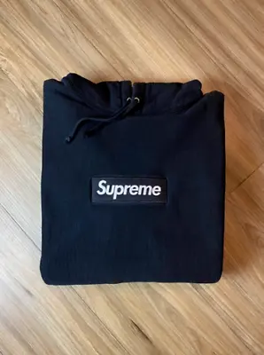 $234.95 • Buy Supreme Box Logo Hoodie Black Hooded Sweatshirt Size Large FW21