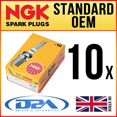£21.63 • Buy 10x NGK BPR5ES 7422 Standard Spark Plugs *Wholesale Price SALE*