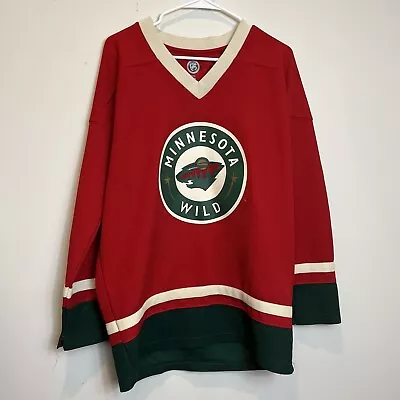 $45 • Buy NHL MN Wild Jersey Parise #11 - Size Small Adult - Red Hockey Minnesota