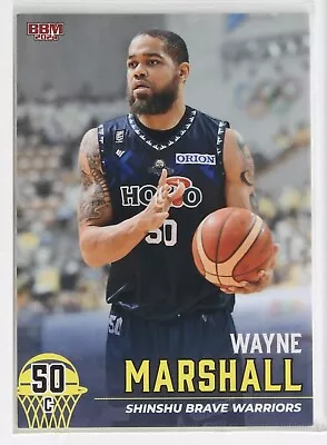 WAYNE MARSHALL - 2024 B.LEAGUE Basketball Trading Card 1st Half • $10