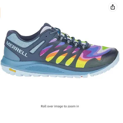 Merrell Mens Nova 2 Trail Running Trainer Rainbow • £49.99