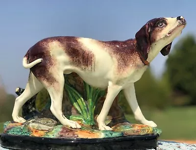 Jerome Massier Fils Majolica Dog Figural Vase Pierre Perret Vallauris Ceramic • $459.99