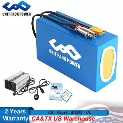 72V 60V 52V 48V 40Ah 25Ah 20Ah Ebike Battery Lithium Ion Pack For 0~5000W Motor • $299