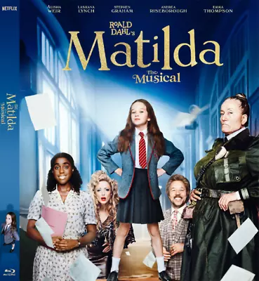 Roald Dahl’s Matilda The Musical 2022  Movie Blu-ray  Quick Free Shipping • $12.99