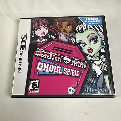 Monster High Ghoul Spirit (Nintendo DS 2011) Complete And Tested • $14.99