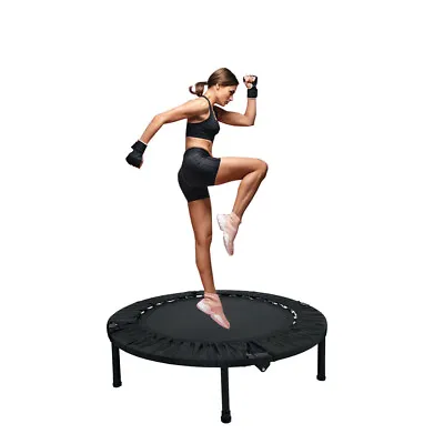 40 In Mini Trampoline Fitness Rebounder Foldable For Adults & Kids Exercise • $75.65