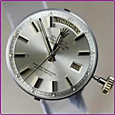 ADDED Day Function Rolex Cal 1570 Pie-Pan Dial For Men's 36mm Day-Date Non QS • $2500