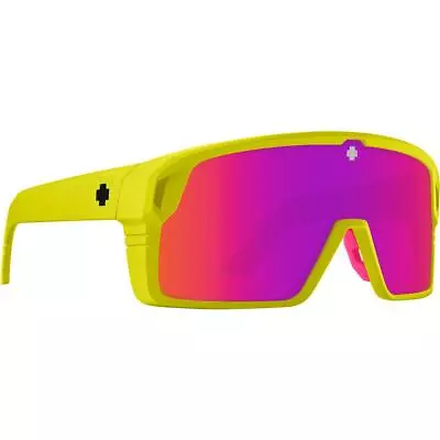 Spy Optic Monolith Sunglasses Matte Neon Yellow • $56