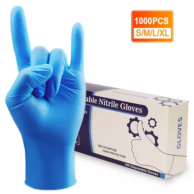 2000pcs 4mil Nitrile Gloves Powder Latex Free 4.0mil Durable Disposable S/M/L/XL • $129.99