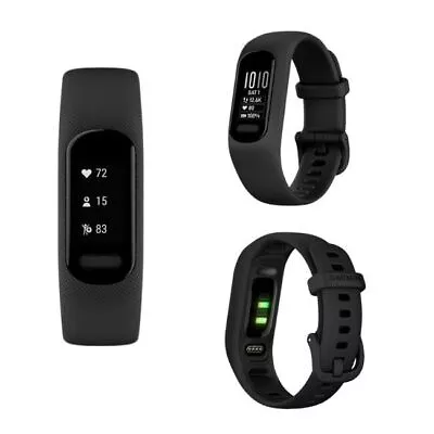GARMIN Vivosmart 5 Black Large Sport Fitness Health Activity Tracker Wrist HRM • $335.64