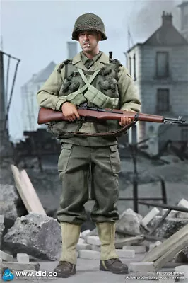 DID 1/6 A80155 WW2 US Rangers Private Merley 12  Male Soldier Action Figure Doll • $39.99
