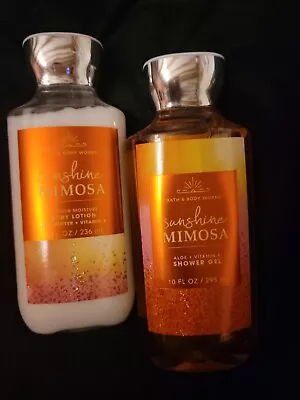 Sunshine Mimosa Bath And Body Works Shower Gel And Lotion • $23
