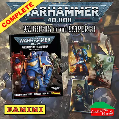 Panini WARHAMMER 40000 40K Warriors Of The Empire COMPLETE Base Card Collection • £34.99