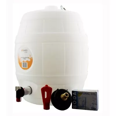 5 Gal Basic White Barrel With CO2 Injector System & 10 Bulbs • £49.99