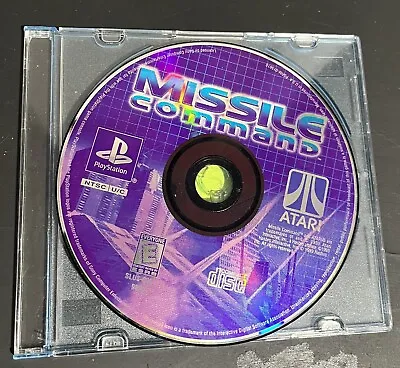 Missile Command Sony PlayStation 1 - Atari/Hasbro 1999 - DISC ONLY • $4.76