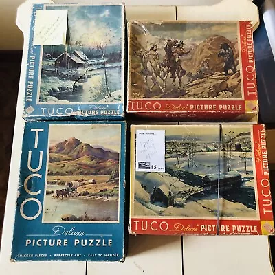 Vintage Puzzle Lot TUCO 350-400 Piece Lot #7 • $27.99