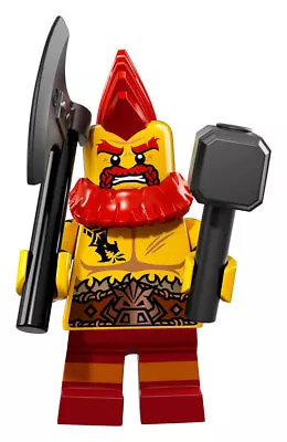 LEGO Collectible Minifigures: 71018 Series 17 Battle Dwarf NEW • $25.63