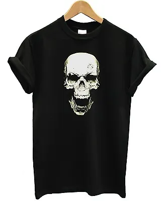 Skull T Shirt Top Emo Goth Hipster Indie Skeleton Mens Womens Kids Shop Apparel • £14.95