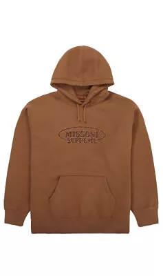 Supreme Missoni Hooded Sweatshirt Brown • $170