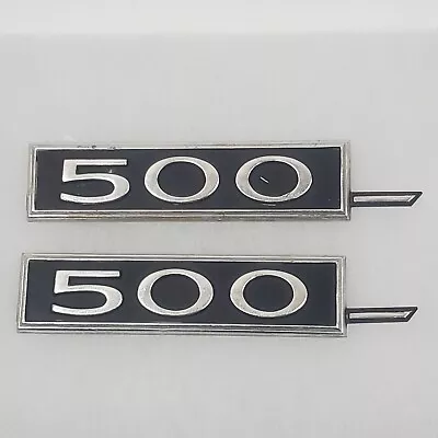 OEM Ford 1966 1967 Galaxie 500 Quarter Panel Emblems Trim Pair Set Lot Or 2 • $44.95