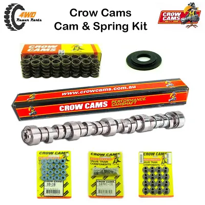Crow Cams 3 Bolt Street Turbo Camshaft & Spring Kit For Holden V8 LS1 871296RK • $1245