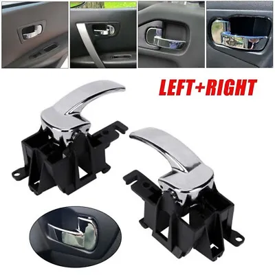 Pair Interior Door Handle For Nissan Pathfinder R51/Navara D40 05~13 Front/ Rear • $20.98