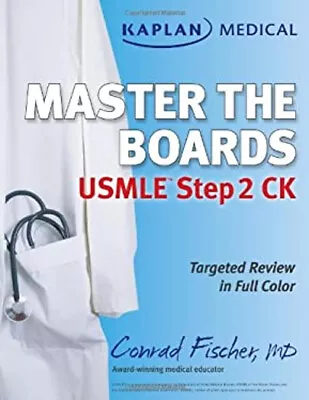 Medical USMLE Master The Boards Step 2 CK Paperback Conrad Fische • $6.59