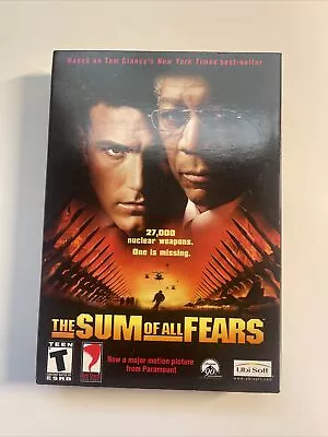 The Sum Of All Fears (PC 2002 CD-ROM) Mini Box Game New Sealed VGC!! • $19.99