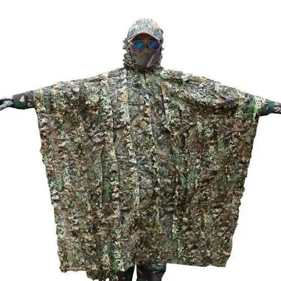 Men Women Kids Outdoor Ghillie Suit Hunter CamouflageClothes Sniper Guillie Suit • $39.80