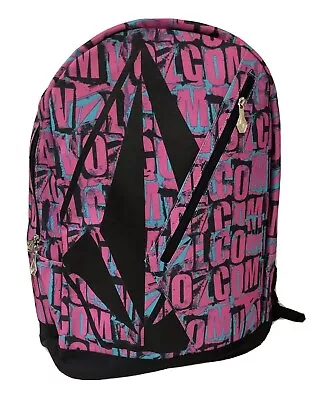 Volcom Messaround Pink Logo Backpack Book Bag Girls • $29.99
