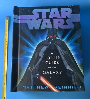 Star Wars A Pop-Up Guide To The Galaxy Book Matthew Reinhart Lightsaber Works • $24