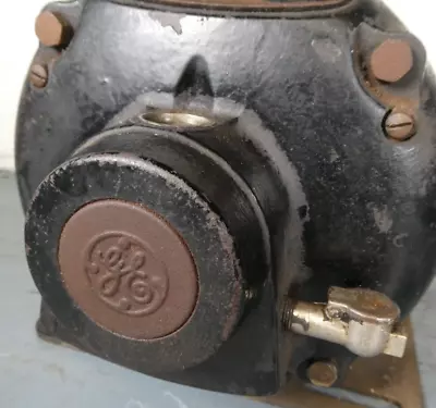 Early Vintage Electric Motor GE Dual Voltage Repulsion Induction 1780 RPM 1/2 HP • $65