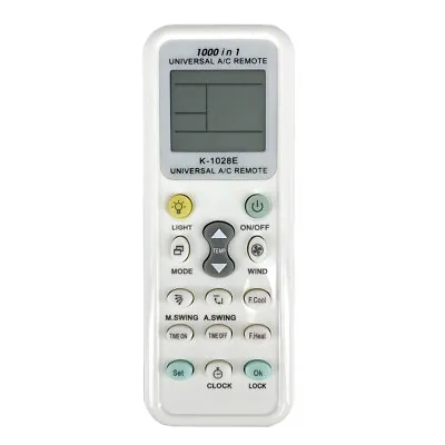 New Replacement K-1028E IR Universal AC Air Conditioner Remote Control 1000 In 1 • $6.45
