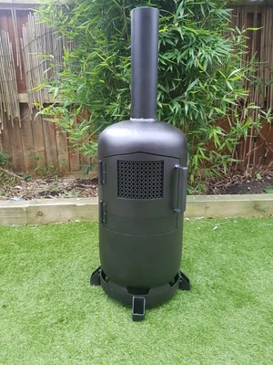 £169 • Buy Gas Bottle Wood Burner/Log Burner/ Chiminea/Patio Heater/Garden 19kg Large 