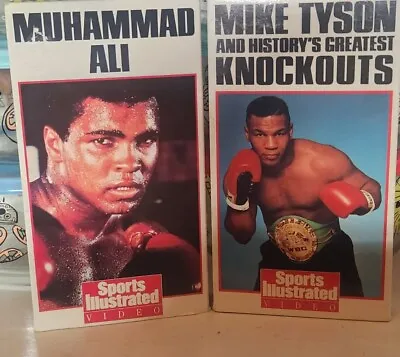 Sports Illustrated VHS Tape 1989 Muhammad Ali Mike Tyson Boxing Lot • $10.04
