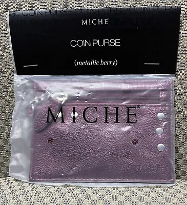 MICHE COIN PURSE NWT  Unopened Package Metallic Berry • $8