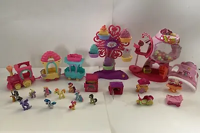 My Little Pony Ponyville Ferris Wheel Gumball House Express Train 10 Ponies + • $49.99