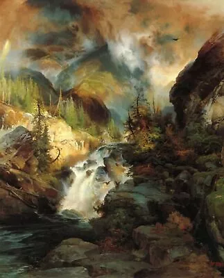 1867 Children Of The Mountain By Thomas Moran Art Painting Print • $9.99