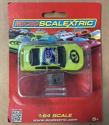 Micro Scalextric 1:64  G2158  U.S Stock Car Green #6  “ Ex Shop Stock “ • £14.25