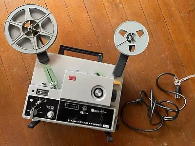 Elmo ST-1200D Super 8 Sound Film Projector- New Belts Plus B Monster Movies! • $700