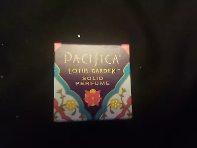 Pacifica Lotus Garden Solid Perfume Tin   0.33oz Rare • $49.98