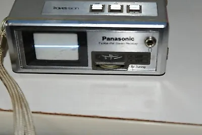 Panasonic Travelvision TR-1020P  Television &AM/FM RADIO Vintage Powers On 2G • $57