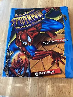 1995 Fleer Ultra Spider-Man Set W/ Original Binder  Golden Web Holo Gold Foil • $459.99