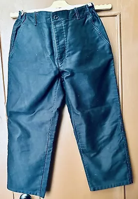 Arpenteur Pétanque Pants Blue Moleskin Size 32 X 24 • $34