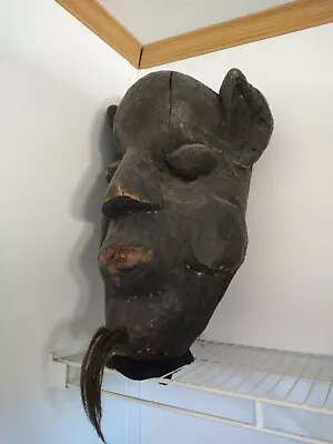 VERY LARGE AUTHENTIC AFRICAN Kongalie MASK - Museum Exhibited Collection • $1900