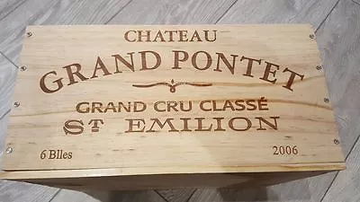 £13.40 • Buy French Traditional  6 Bottle French Wooden Wine Crate Box Hamper Storage